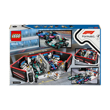 LEGO® City F1® Garage & Mercedes-AMG & Alpine Cars Set 60444 - 0