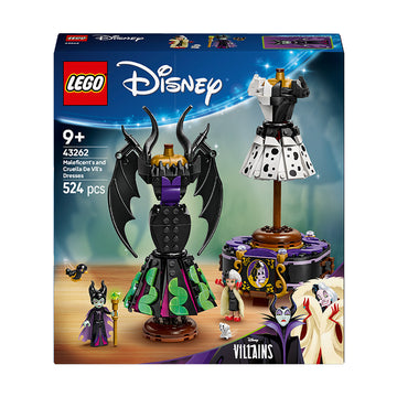LEGO® ǀ Disney Villains Maleficent’s and Cruella De Vil’s Dresses 43262 - SLIGHTLY DAMAGED BOX
