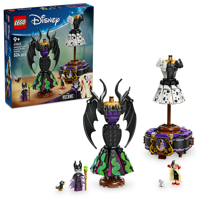 LEGO® ǀ Disney Villains Maleficent’s and Cruella De Vil’s Dresses 43262 - SLIGHTLY DAMAGED BOX