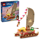 LEGO® ǀ Disney Princess™ Moana’s Adventure Canoe Fantasy Toy Model Kit 43270-5