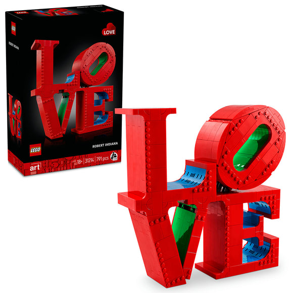 LEGO® Art LOVE Home Decor Building Set for Adults 31214 - SLIGHTLY DAMAGED BOX