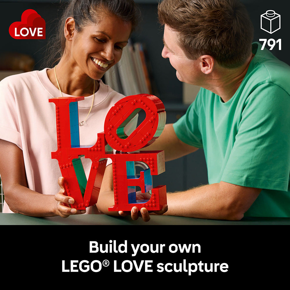LEGO® Art LOVE Home Decor Building Set for Adults 31214 | Import A Toy
