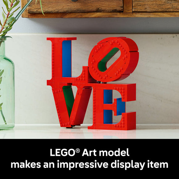 LEGO® Art LOVE Home Decor Building Set for Adults 31214 - SLIGHTLY DAMAGED BOX