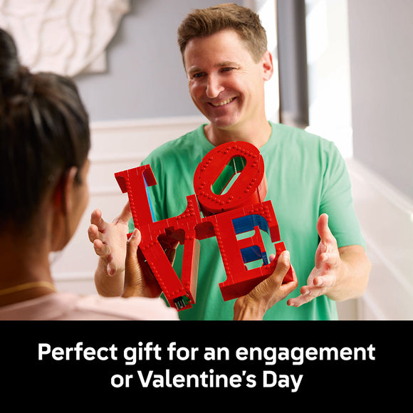 LEGO® Art LOVE Home Decor Building Set for Adults 31214 - SLIGHTLY DAMAGED BOX