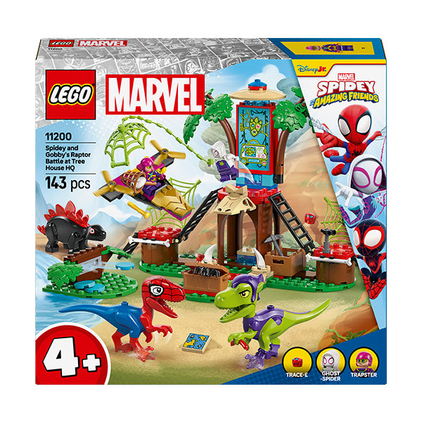 LEGO® Marvel Spidey And His Amazing Friends Spidey and Gobby’s Raptor Battle at Tree House HQ 11200 - DAMAGED BOX