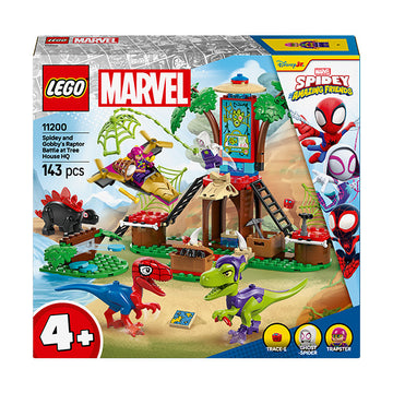 LEGO® Marvel Spidey And His Amazing Friends Spidey and Gobby’s Raptor Battle at Tree House HQ 11200 - DAMAGED BOX