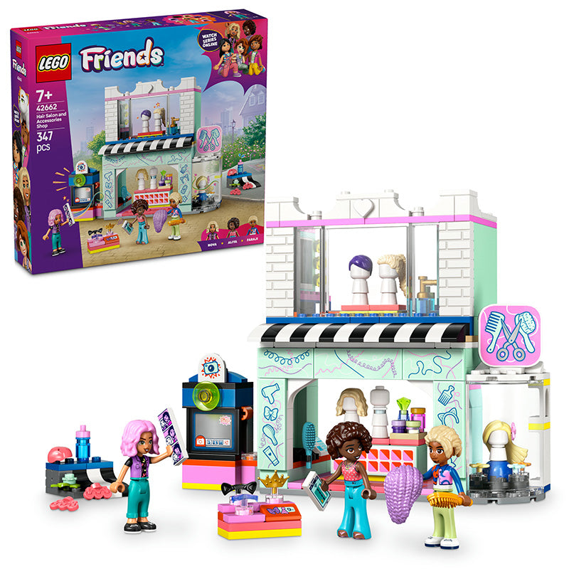 LEGO® Friends Hair Salon and Accessories Shop Creative Pretend-Play Toy 42662 - SLIGHTLY DAMAGED BOX