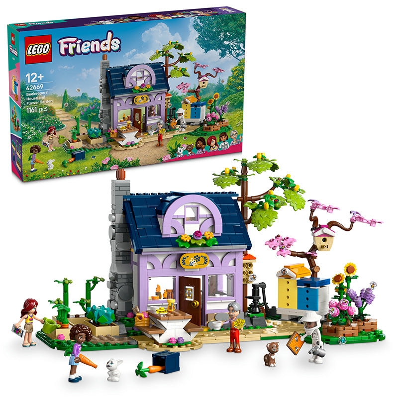 LEGO® Friends Beekeepers’ House and Flower Garden Building Kit 42669 - SLIGHTLY DAMAGED BOX