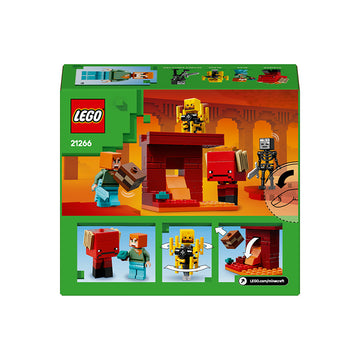 LEGO® Minecraft® The Nether Lava Battle Building Toy 21266 - 0