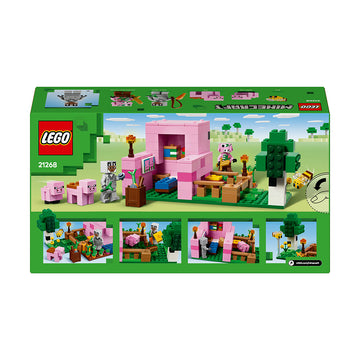 LEGO® Minecraft® The Baby Pig House with Animal Toys 21268 - 0