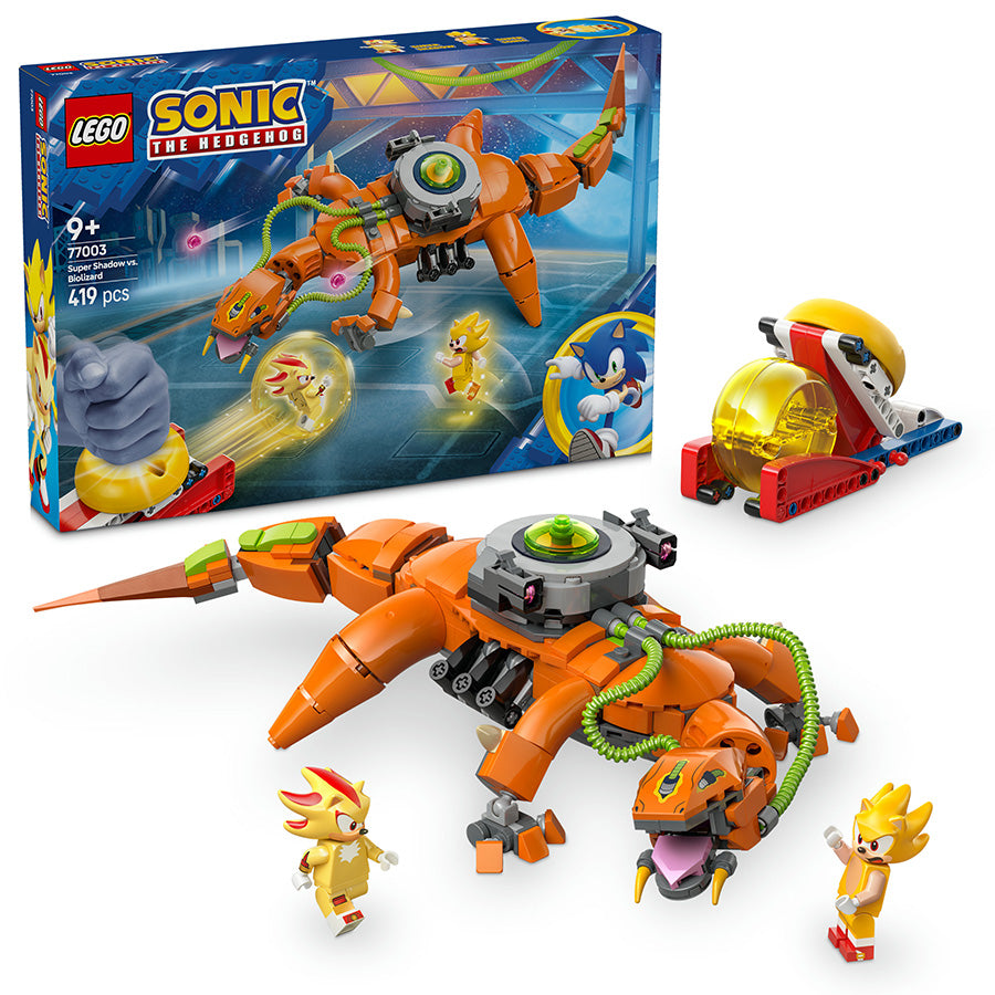 LEGO® Sonic the Hedgehog™ Super Shadow vs. Biolizard Gamer Gift Toy 77003 - SLIGHTLY DAMAGED BOX