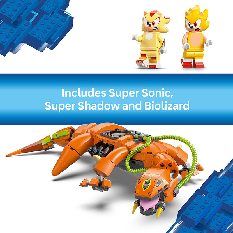 LEGO® Sonic the Hedgehog™ Super Shadow vs. Biolizard Gamer Gift Toy 77003 - SLIGHTLY DAMAGED BOX