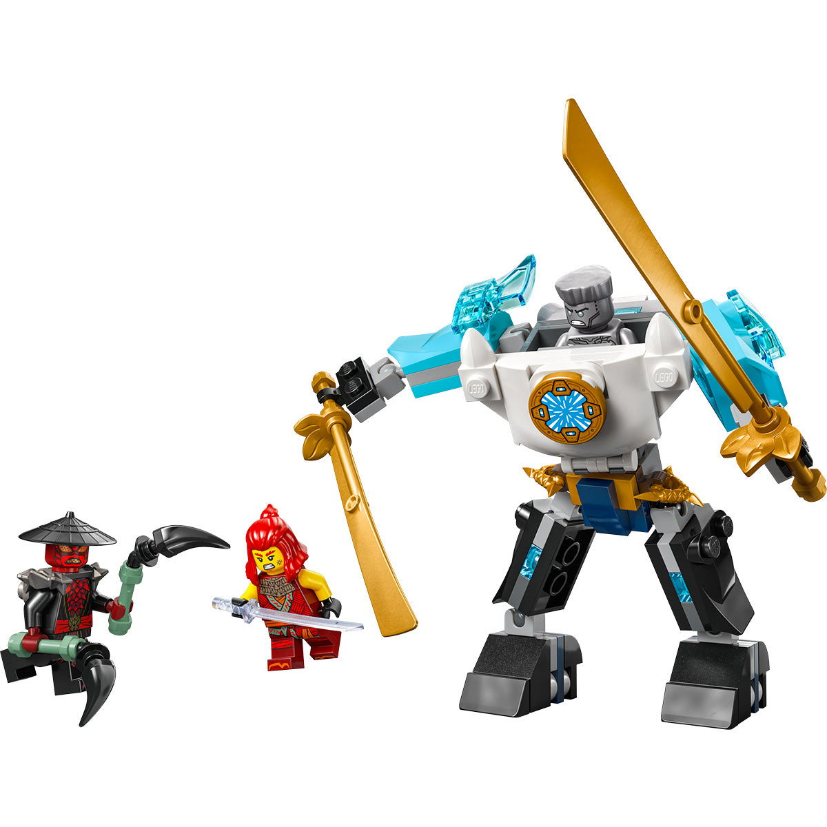 moisteane セット LEGO® NINJAGO® Zane's Battle Suit Mech Ninja Toy Set 71827