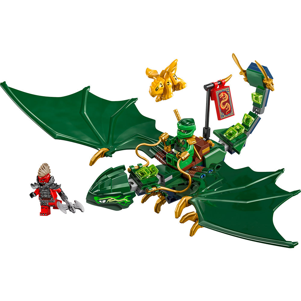 LEGO® NINJAGO® Lloyd’s Green Forest Dragon Toy for Kids 71829 - DAMAGED BOX
