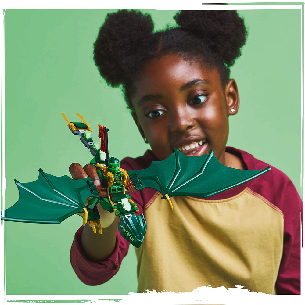 LEGO® NINJAGO® Lloyd’s Green Forest Dragon Toy for Kids 71829 - DAMAGED BOX