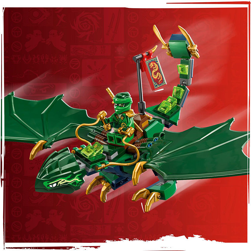 LEGO® NINJAGO® Lloyd’s Green Forest Dragon Toy for Kids 71829 - DAMAGED BOX