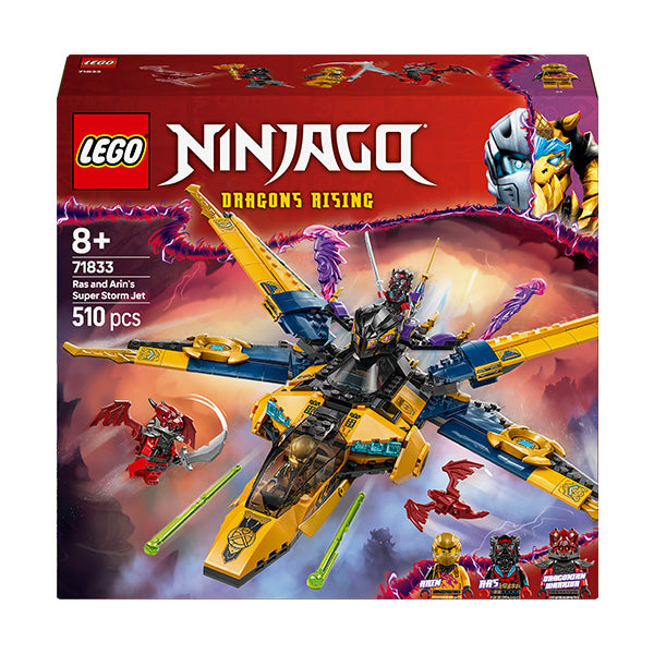 LEGO® NINJAGO® Ras and Arin’s Super Storm Jet Ninja Toy 71833 | Import ...