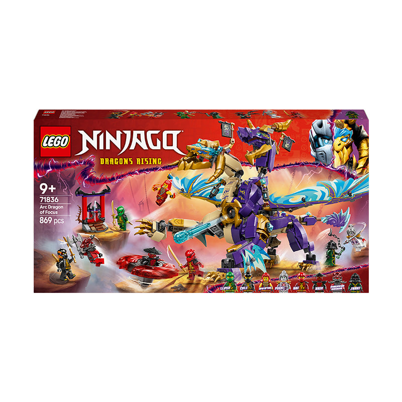 マジックショップ LEGO® NINJAGO® Arc Dragon of Focus Ninja Toy Set 71836 | Import A Toy