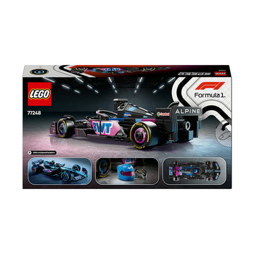 LEGO® Speed Champions BWT Alpine F1® Team A524 Race Car Toy Vehicle 77248 - 0
