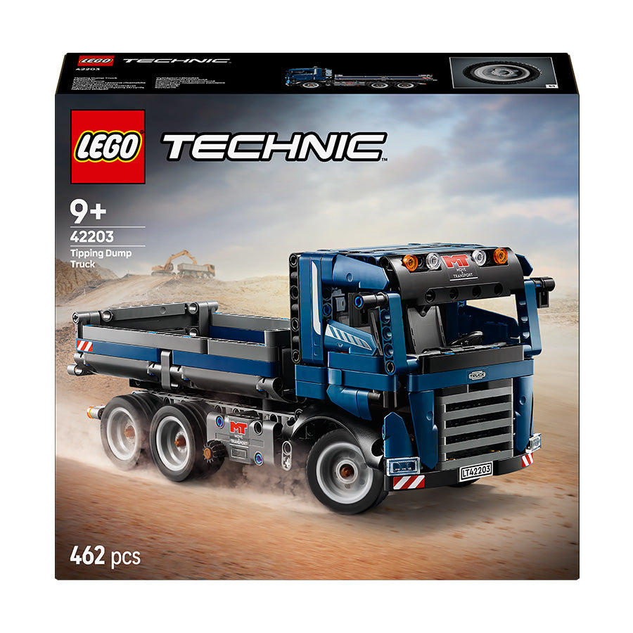 LEGO® Technic™ Tipping Dump Truck Construction Toy Set 42203 | Import A Toy