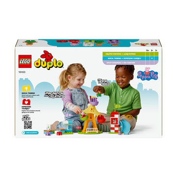 LEGO® DUPLO® Peppa Pig Funfair Pretend-Play Amusement Park Toddler Toy 10453 - 0