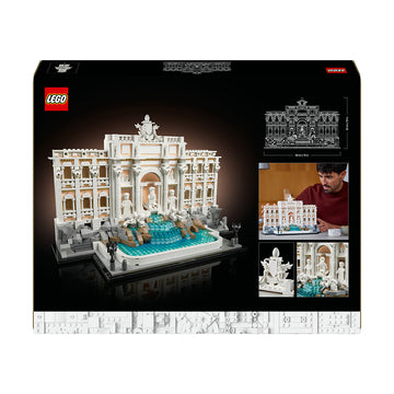 LEGO® Architecture Trevi Fountain Model, Italian Landmark Rome Memorabilia 21062 - 0