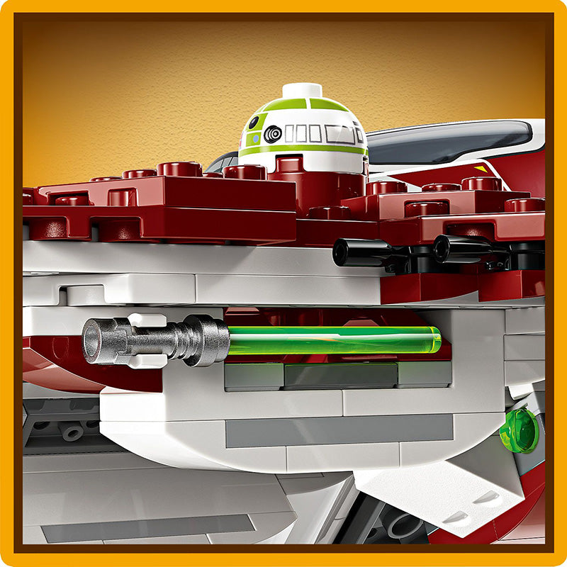 LEGO® Star Wars™ Ahsoka's Jedi Interceptor™ Starfighter Building