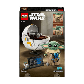LEGO® Star Wars Grogu with Hover Pram Building Toy 75403 - 0