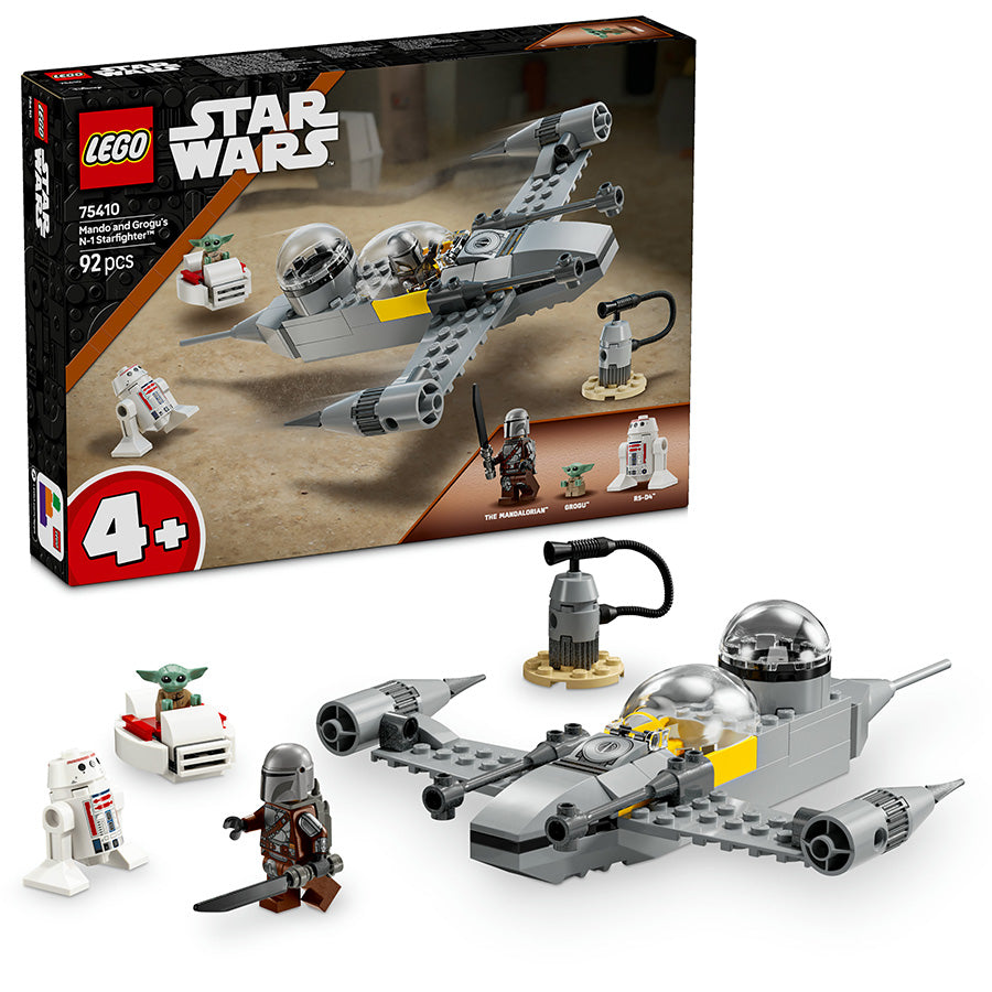 LEGO® Star Wars™ Mando and Grogu’s N-1 Starfighter Set 75410 - SLIGHTLY DAMAGE BOX