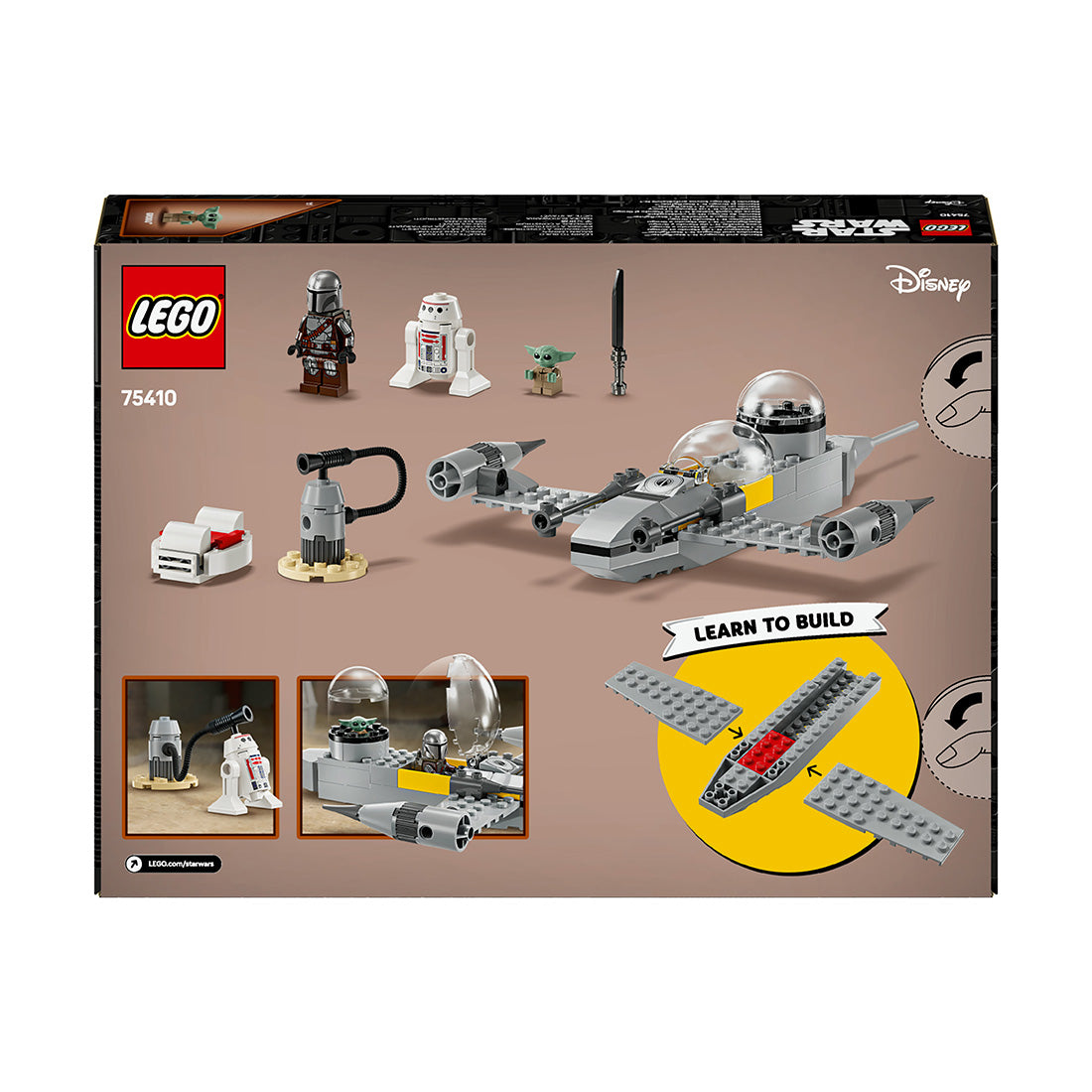 LEGO® Star Wars™ Mando and Grogu’s N-1 Starfighter Set 75410 - SLIGHTLY DAMAGE BOX