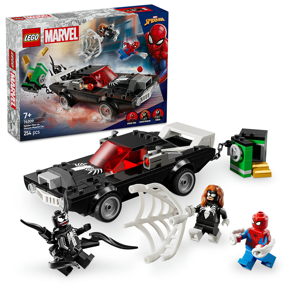 LEGO® Marvel Spider-Man vs. Venom Muscle Car Playset 76309 | Import A Toy