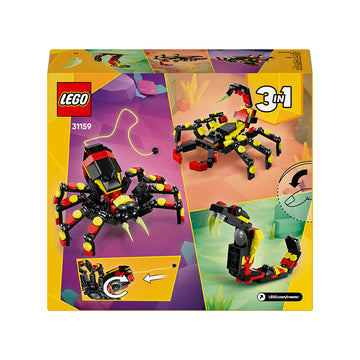 LEGO® Creator 3in1 Wild Animals: Surprising Spider Toy 31159 - 0
