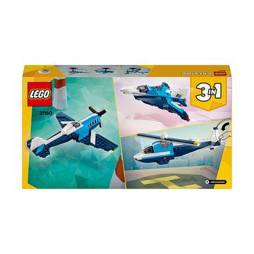 LEGO® Creator 3in1 Aircraft: Race Plane Toy for Kids 31160 - 0