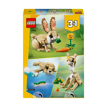 LEGO® Creator 3in1 Cute Bunny Toy, Animal Figure Set 31162 - 0