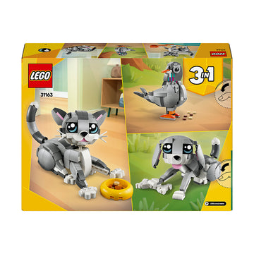 LEGO® Creator 3in1 Playful Cat Figure, Toy Animal Set 31163 - 0