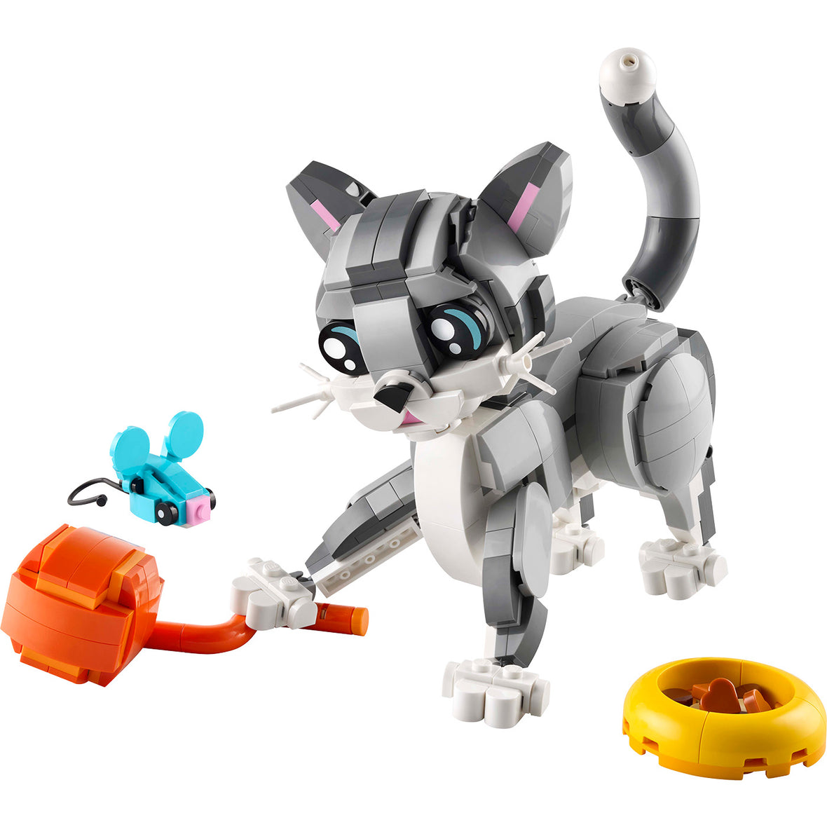 LEGO® Creator 3in1 Playful Cat Figure, Toy Animal Set 31163 - SLIGHTLY DAMAGED BOX