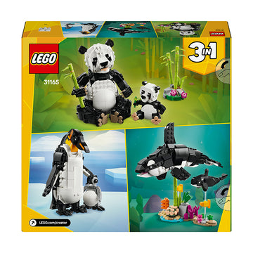 LEGO® Creator 3in1 Wild Animals: Panda Family Toy Set 31165 - 0
