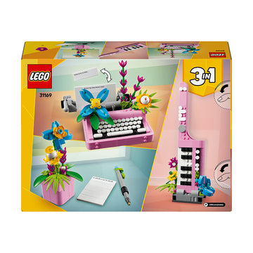 LEGO® Creator 3in1 Typewriter with Flowers Toy for Kids 31169 - 0