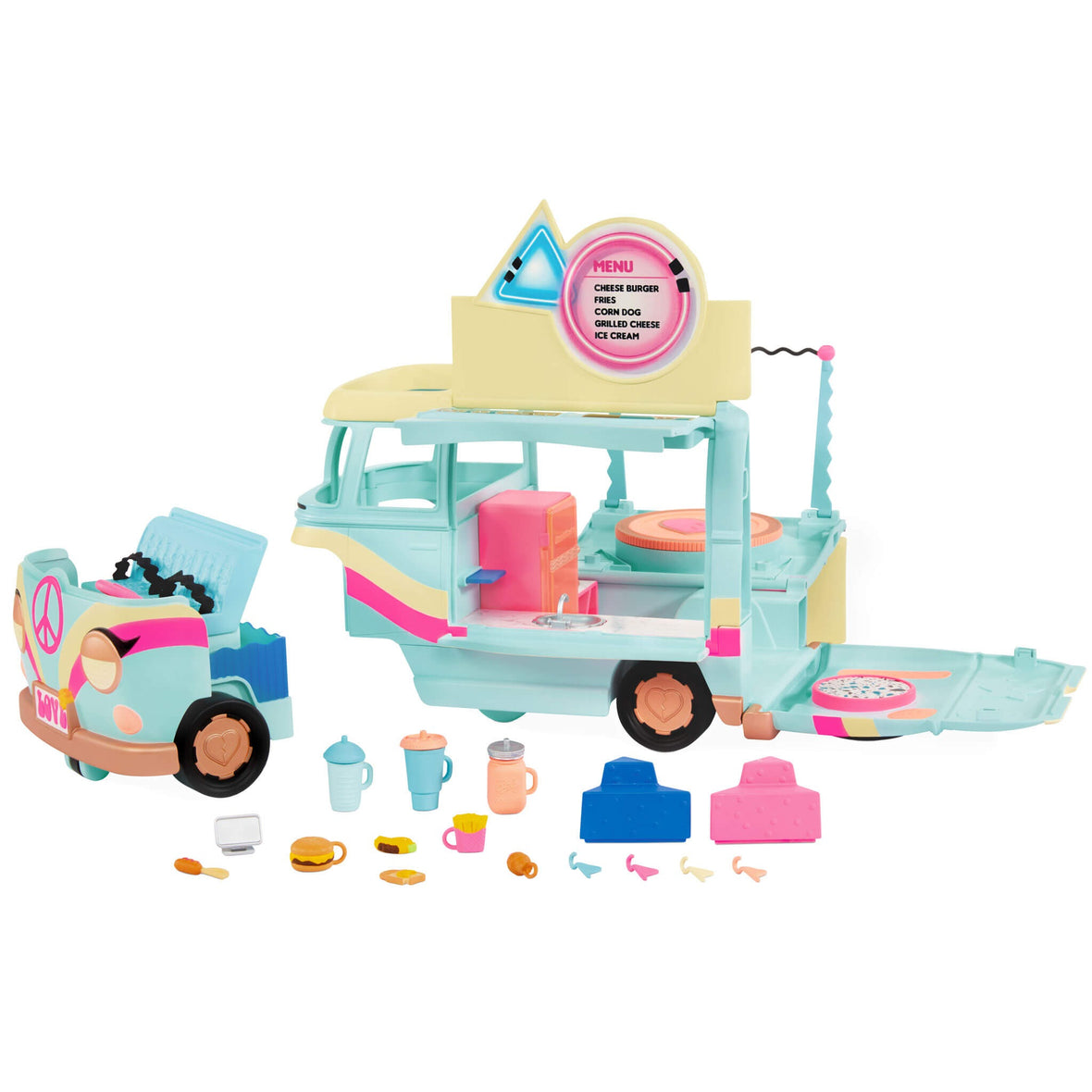 LOL Surprise 5-N-1 Grill & Groove Camper, Fully Furnished Playset