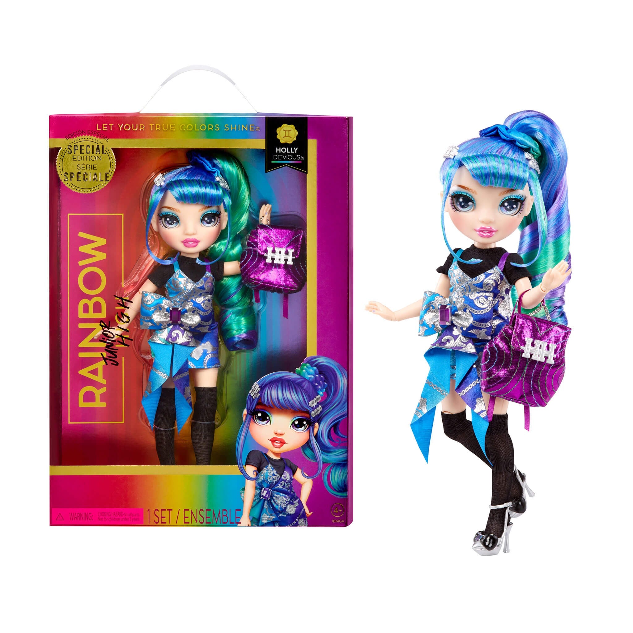 RAINBOW HIGH Jr High Special Edition Holly De’Vious Fashion Doll ...