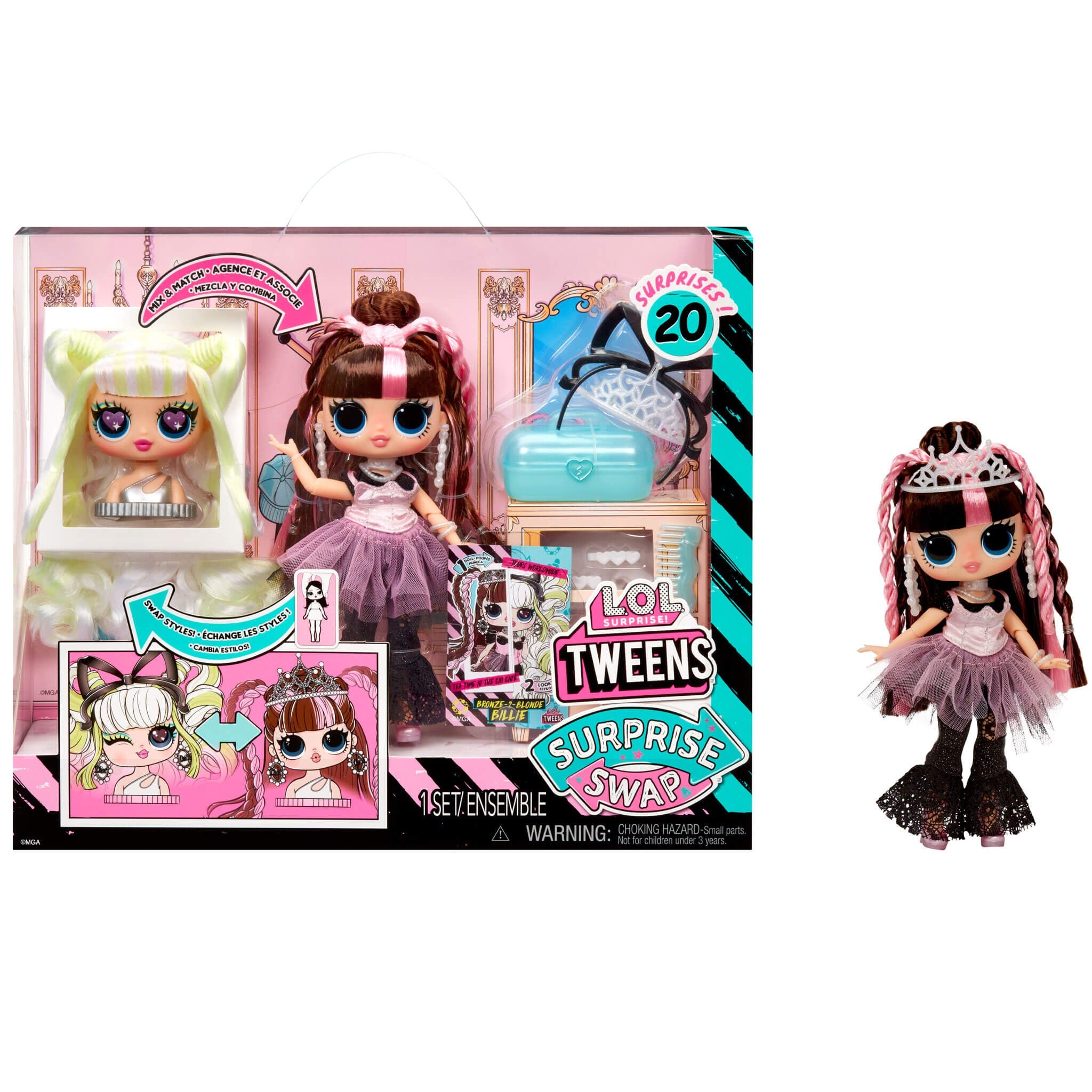 LOL Surprise Tweens Surprise Swap Bronze-2-Blonde Billie Fashion