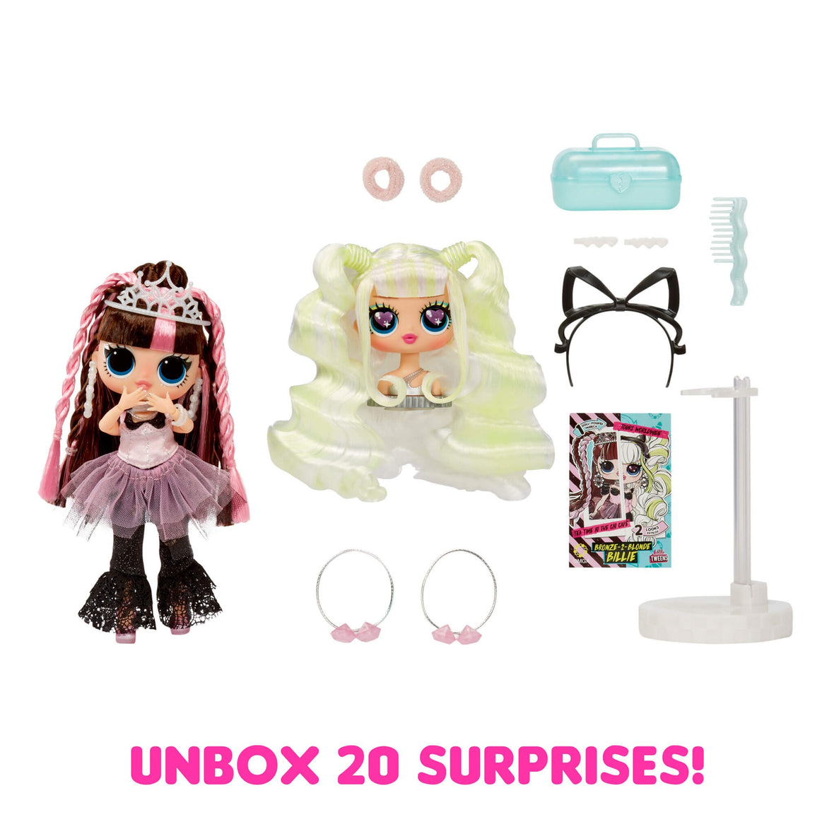 LOL Surprise Tweens Surprise Swap Bronze-2-Blonde Billie Fashion Doll