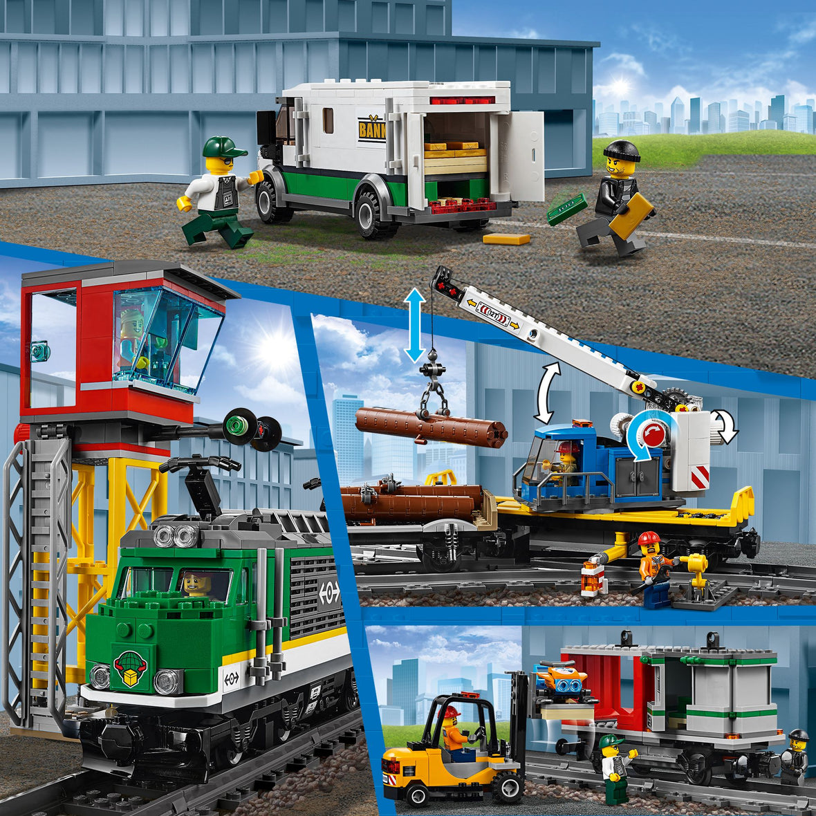 LEGO® City Cargo Train 60198