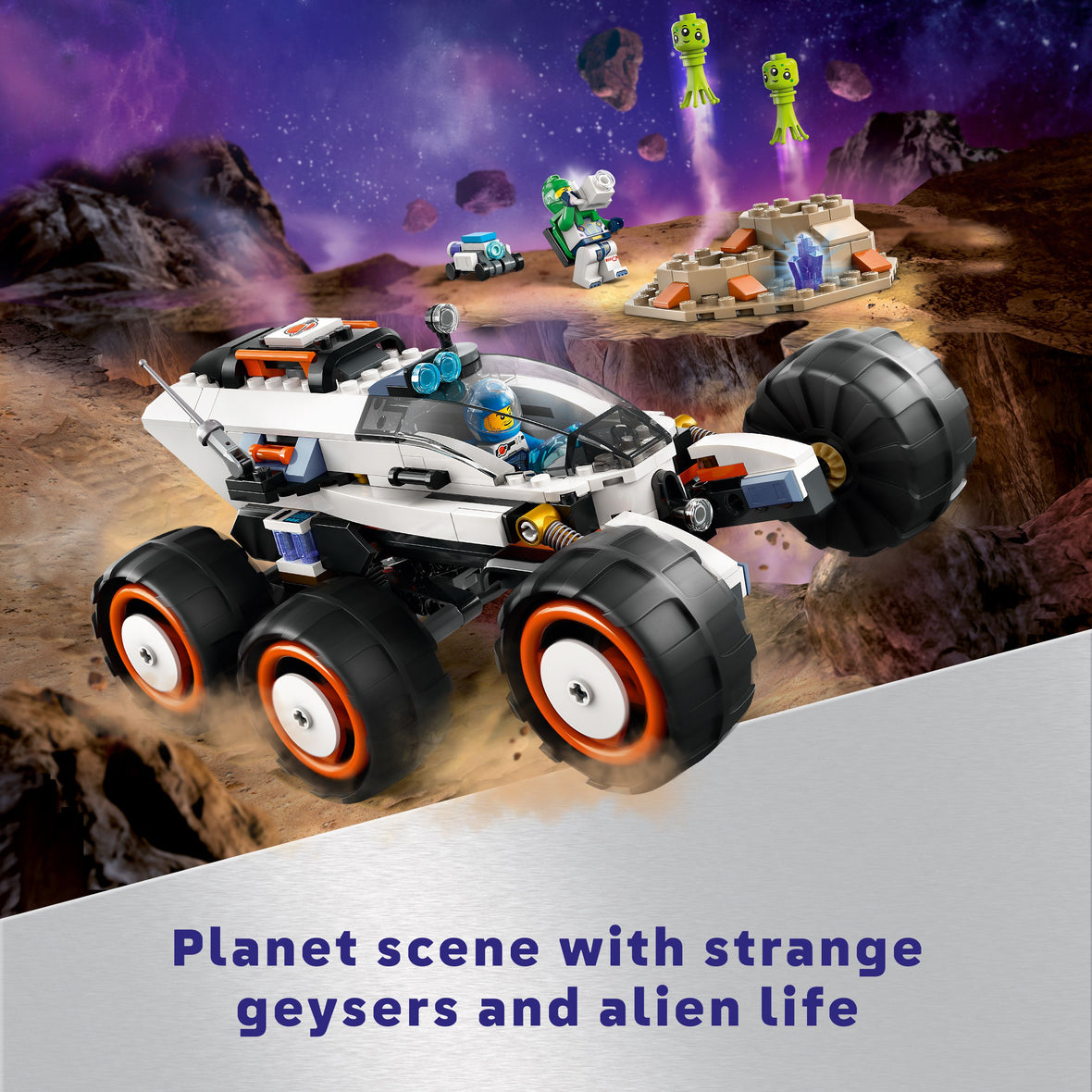 LEGO® City Space Explorer Rover and Alien Life 60431