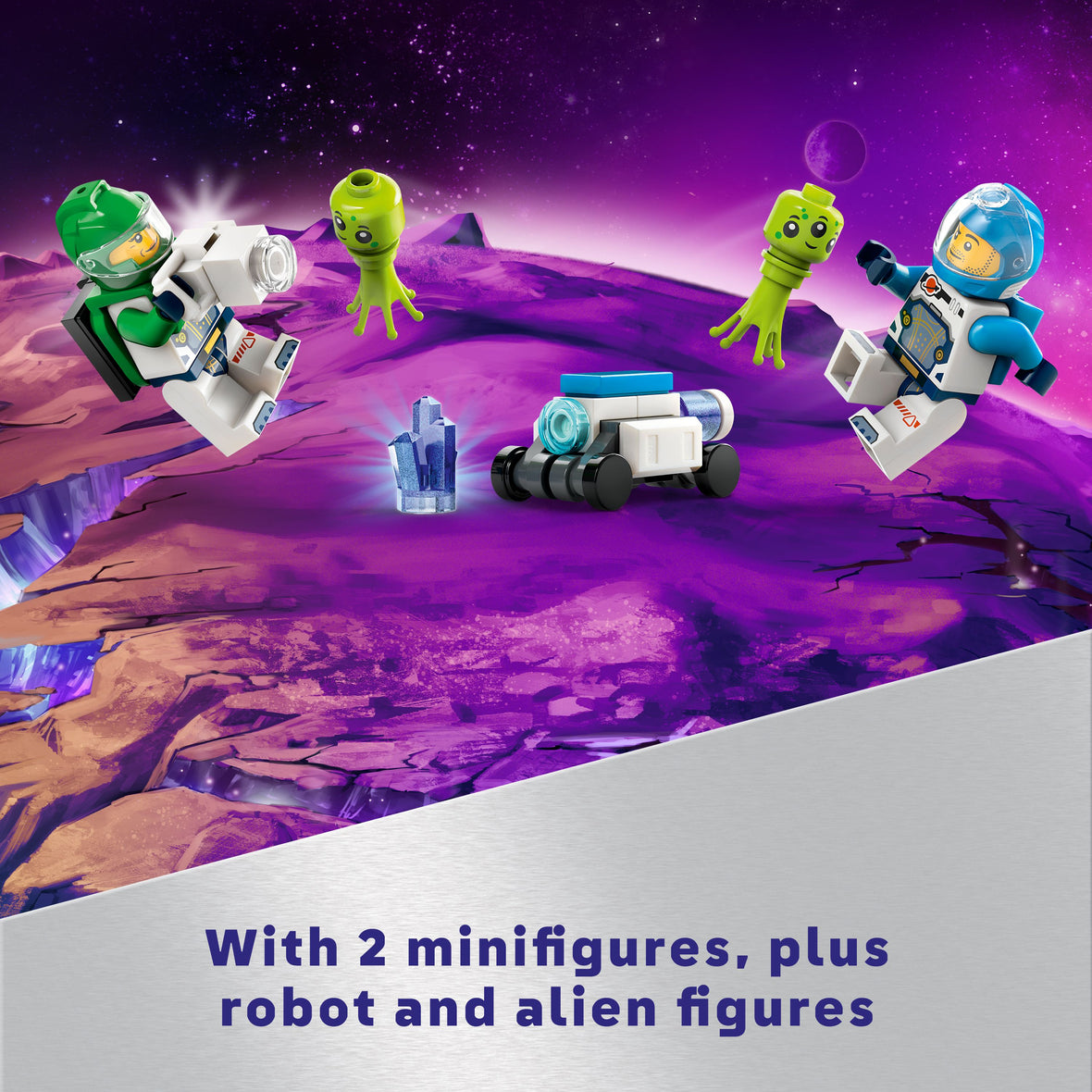 LEGO® City Space Explorer Rover and Alien Life 60431