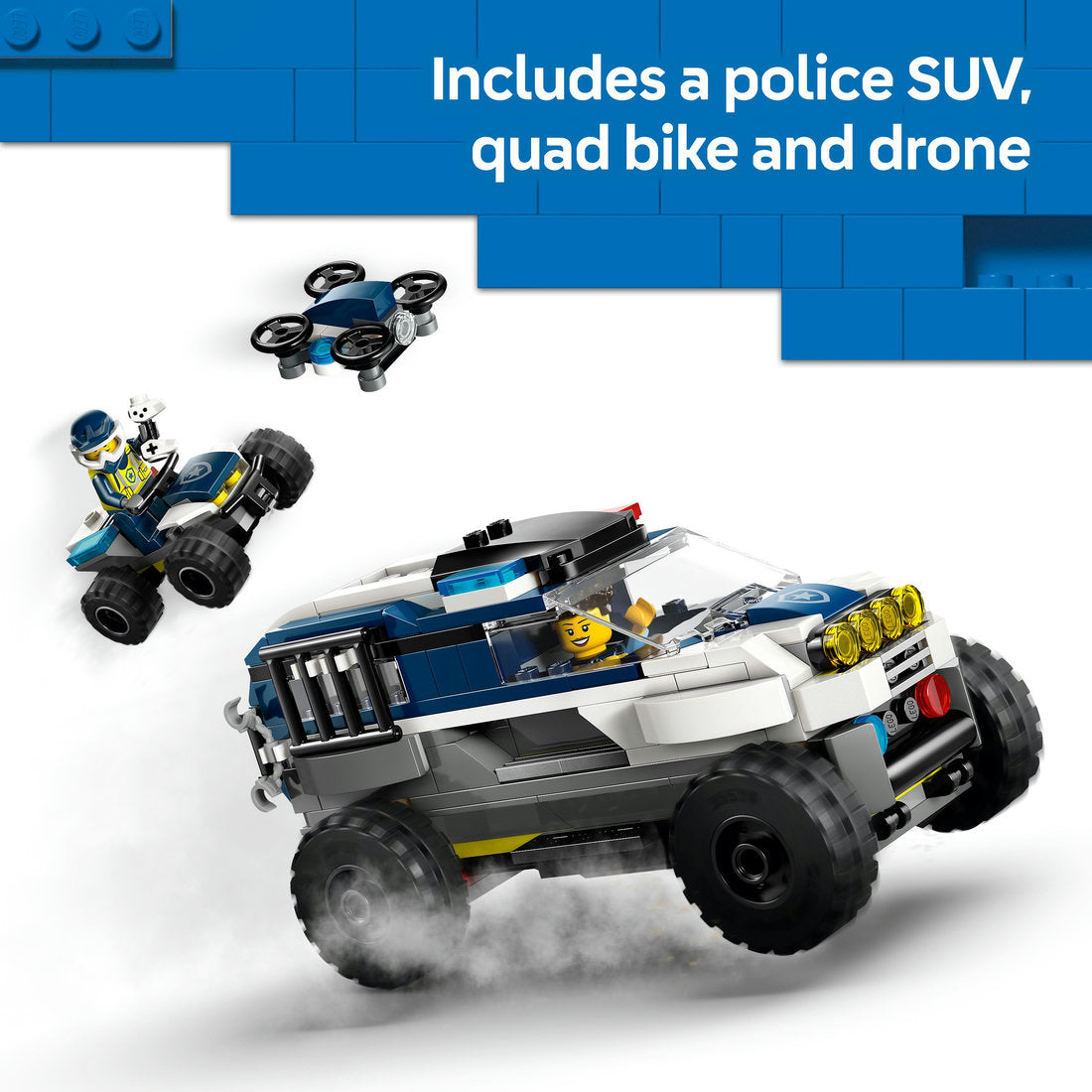 LEGO® City Off-Road Police Car Chase Set 60449 | Import A Toy