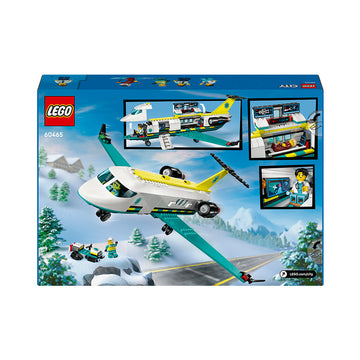 LEGO® City Emergency Air Ambulance Airplane Toy Building Set 60465 - 0