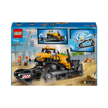 LEGO® City Yellow Bulldozer Construction Site Building Toy Playset 60466 - 0