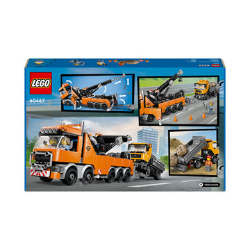 LEGO® City Heavy-Duty Recovery Tow Truck with Crane Toy Construction Kit 60467 - 0