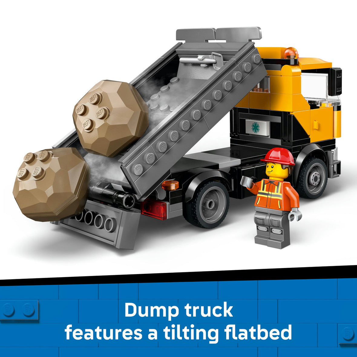 LEGO® City Heavy-Duty Recovery Tow Truck with Crane Toy Construction Kit 60467